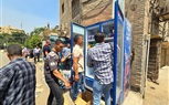 غلق وتشميع محل مواد غذائية مخالف ناصية شارع السلام مع شارع الهرم 