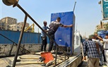 غلق وتشميع محل مواد غذائية مخالف ناصية شارع السلام مع شارع الهرم 