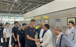 وزير الرياضة يؤازر بعثة المنتخب قبيل سفرهم لمواجهة غينيا بيساو في تصفيات المونديال