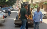 رفع البلدورات والحواجز التى تعيق الطريق بشوارع العمرانيه الشرقيه 
