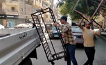 عمل حملة اشغالات بشارع الثلاثينى  