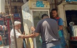 حملة اشغالات بشارع عدوي سليم ومطلع كوبري العمرانية