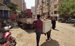 رفع محتويات محل مجمدات اللولى بناء على الشكوى المقدمة