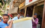 رفع محتويات محل مجمدات اللولى بناء على الشكوى المقدمة