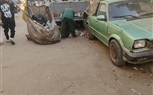 عمل حملة نظافة و تجريد ورفع مخلفات بشارع مجمع المدارس 