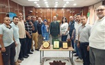 في آخر يوم عمل بمحافظة الشرقية وكيل وزارة الصحة يستقبل المهنئين بتعيينه مستشاراً لوزير الصحة والسكان 
