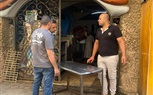 رفع محتويات محل بشارع الهنيدي بناء على الشكوى المقدمة 