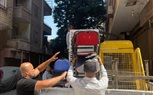 رفع محتويات محل بشارع الهنيدي بناء على الشكوى المقدمة 