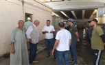 متابعه سير العمل بالحمله الميكانيكية بحى العمرانيه