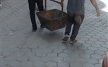 رفع ونش لتشوين مواد بناء بدون تصريح بشارع تحتمس العمرانيه الشرقيه 