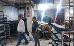 رصد  مصنع احذيه بدون ترخيص