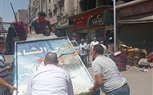 حملة اشغالات بشارع الثلاثيني  