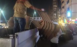 حملة اشغالات ليليه بشارع خاتم المرسلين  