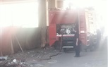 إخماد حريق بمخلفات أمام مركز شباب المنيب