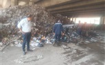 إخماد حريق بمخلفات أمام مركز شباب المنيب