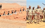 الفريق / أحمد خليفة رئيس أركان حرب القوات المسلحة يتفقد إحدى المراحل التدريبية لمشروع تكتيكى بجنود بنطاق الجيش الثالث الميدانى