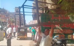 عمل حملة اشغالات بشارع عثمان محرم