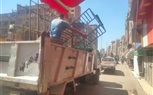 عمل حملة اشغالات بشارع عثمان محرم