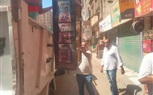 عمل حملة اشغالات بشارع عثمان محرم