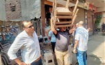 حملة اشغالات بشارع جسر الكونيسه وشارع الدكتور