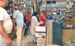 حملة مشتركة مع مديرية التموين وإدارة شون البيئة بالعمرانية والتفتيش على صلاحية المواد الغذائية
