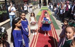 محافظ القليوبية يشهد توزيع أجهزة كهربائية للعرايس بمدرسة الشبان  