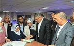 محافظ الجيزة يتفقد مستشفى إمبابة العام للتأكد من تواجد الاطقم الطبية 