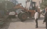 محافظة الجيزة تزيل الاكشاك والفتارين المخالفة  بمحيط مستشفى أم المصريين  