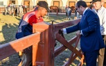 الرئيس السيسى يتفقد الأكاديمية العسكرية المصرية ونادي الفروسية