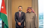 ولي العهد الأردني يلتقي وزير الإعلام ورؤساء تحرير الصحف المحلية ومديرة «كونا»