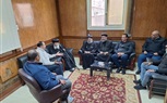  الأنبا دانيال يزور مقر رئاسة حي دار السلام بالقاهرة