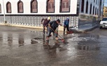 رفع مياه الأمطار وجاهزية المعدات لمجابهة التغيرات المناخية بمراكز كفر الشيخ 
