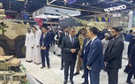 وزير الدولة للإنتاج الحربى يتفقد الجناحين الإماراتي والسعودي بمعرض 