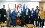 محافظ البحيرة تستقبل النقيب العام للمهندسين إيذانًا بتدشين ووضع حجر الأساس لنادي مهندسي البحيرة