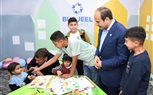 الرئيس  السيسي ونظيره الفرنسي 