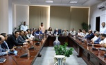 جولة تفقدية لمستشارى رئيس الجمهورية ووزيرة التنمية المحلية و محافظ الجيزة لمتابعة إنتظام العمل بالمنطقة الأثرية لأهرامات
