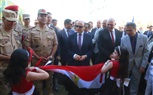محافظ كفر الشيخ وقائد قوات الدفاع الشعبي والعسكري يتفقدان معسكر الإيواء العاجل بنادي سخا الرياضي
