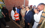 محافظ كفر الشيخ وقائد قوات الدفاع الشعبي والعسكري يتفقدان معسكر الإيواء العاجل بنادي سخا الرياضي