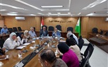 نائب محافظ الجيزة يعقد اجتماعاً لمناقشة الخطوات التنفيذية لتطوير منطقة عزبة الصفيح بأبو رواش بمركز كرداسة