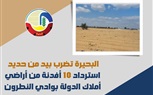 البحيرة تضرب بيد من حديد.. استرداد 10 أفدنة من أراضي أملاك الدولة بوادي النطرون
