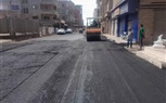 محافظ كفرالشيخ يتابع أعمال الرصف بمدينة سيدي غازي