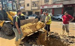 محافظ الجيزة يتابع إصلاح كسر ماسورتي مياه بشارع ترسا خلال إجازة عيد الأضحى