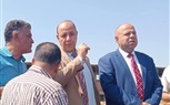 وكيل زراعة الغربية يتفقد حريق شونة الكتان بزفتى