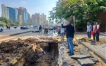 محافظ الجيزة: الانتهاء من إصلاح كسر ماسورة مياه بشارع جامعة الدول العربية مع شارع سليمان أباظة بحي الدقي