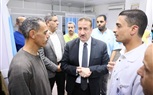 محافظ المنوفية يزور مصابي الحادث بمستشفي الجراحات المتخصصة بشبين الكوم للاطمئنان على حالتهم الصحية