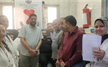 تنظيم حملة تبرع بالدم بمستشفى بني مزار المركزي