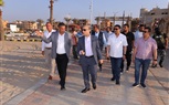 محافظ كفر الشيخ  يتفقد ملعب كرة القدم بمصيف بلطيم