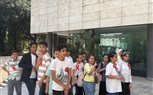 ‏رانيا يحيى تكرم الفنانة سلوى محمد علي بالأكاديمية المصرية بروما