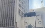 فصل التيار الكهربى والغاز لحين الانتهاء من إطفاء حريق سنترال رمسيس