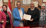 مستشفى الطريق تكرم طلاب الخدمة الاجتماعية بجامعة حلوان